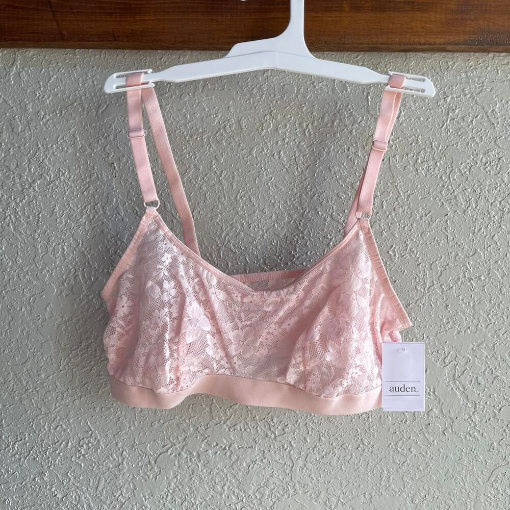 Auden women’s Pink lace bralette - Picture 2 of 5
